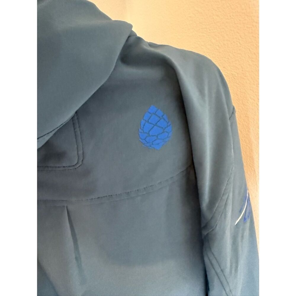 Stio Lace-Up Hoodie Tunic in Teal Blue - Size Large - Picture 5 of 6